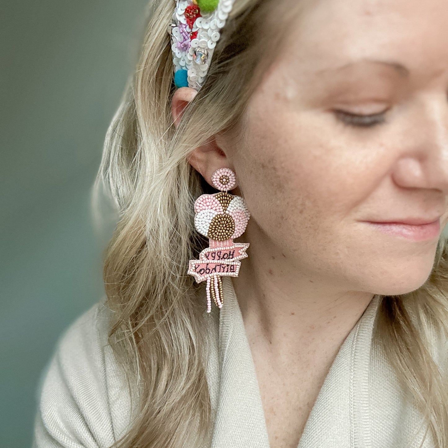 Happy Birthday Balloon Bouquet - Pink