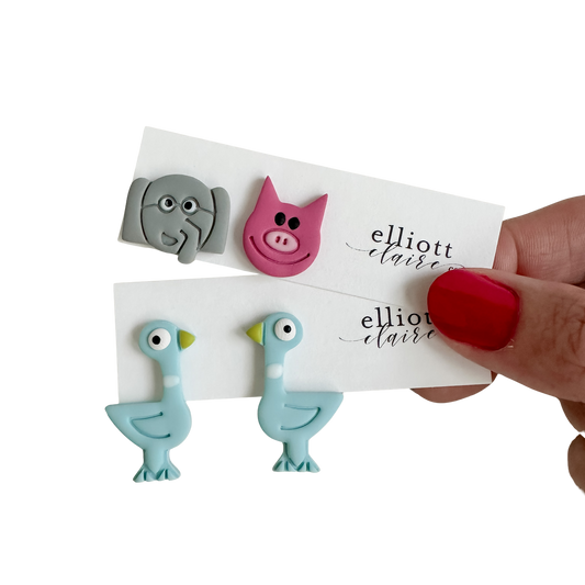 An Elephant, A Pig & A Pigeon