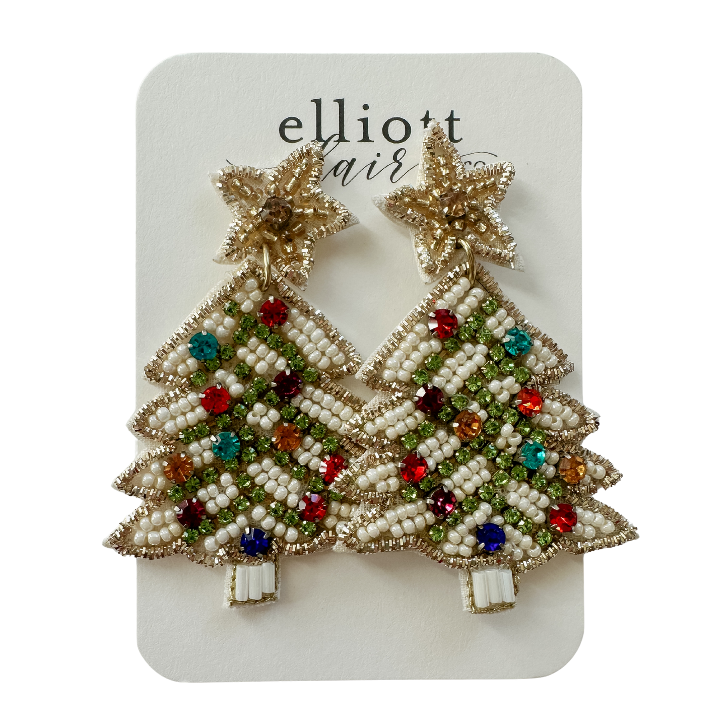 White Christmas Trees