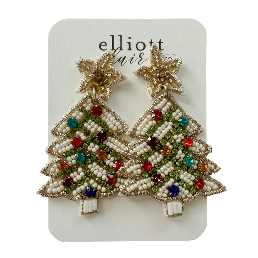 White Christmas Trees