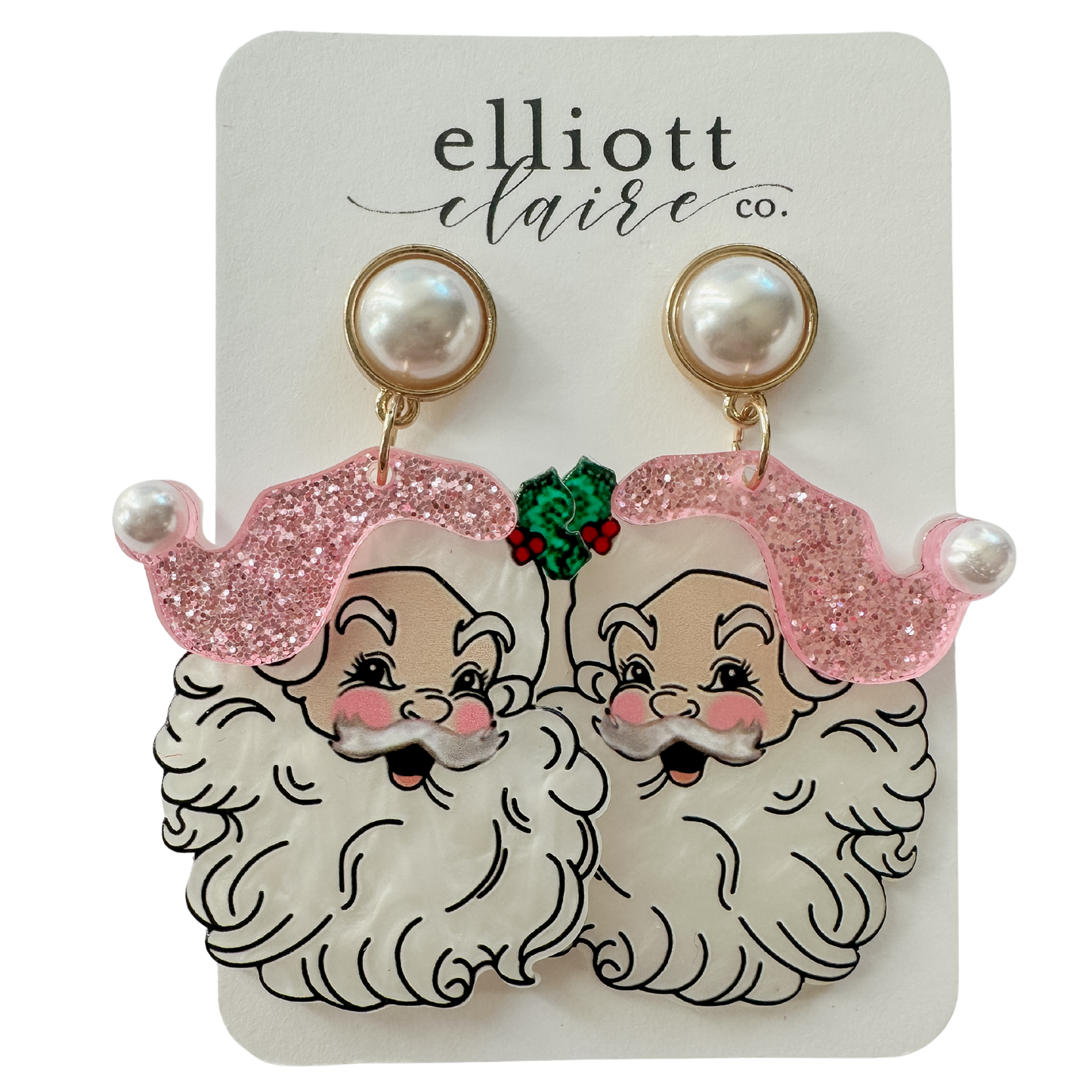 Pink Santa Pearls