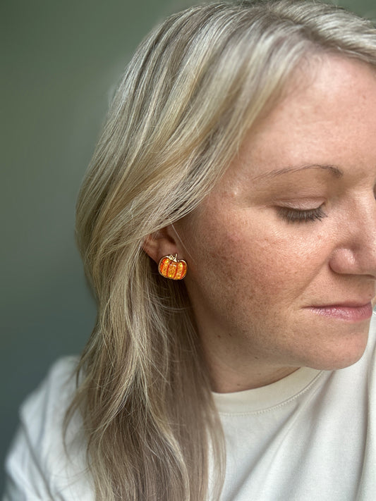 Sweet Pumpkin Studs