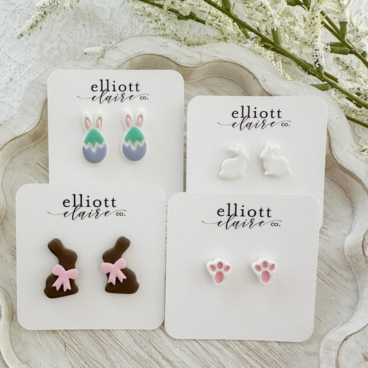 Easter Clay Studs