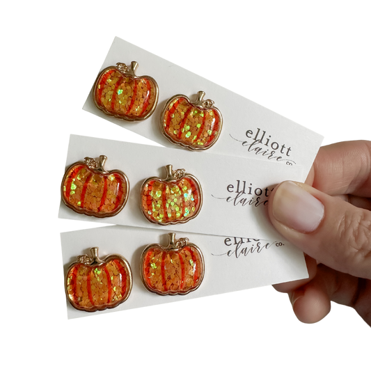Sweet Pumpkin Studs