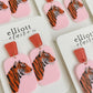 Pink Tiger Dangles