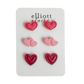 Detailed Heart Stud Pack